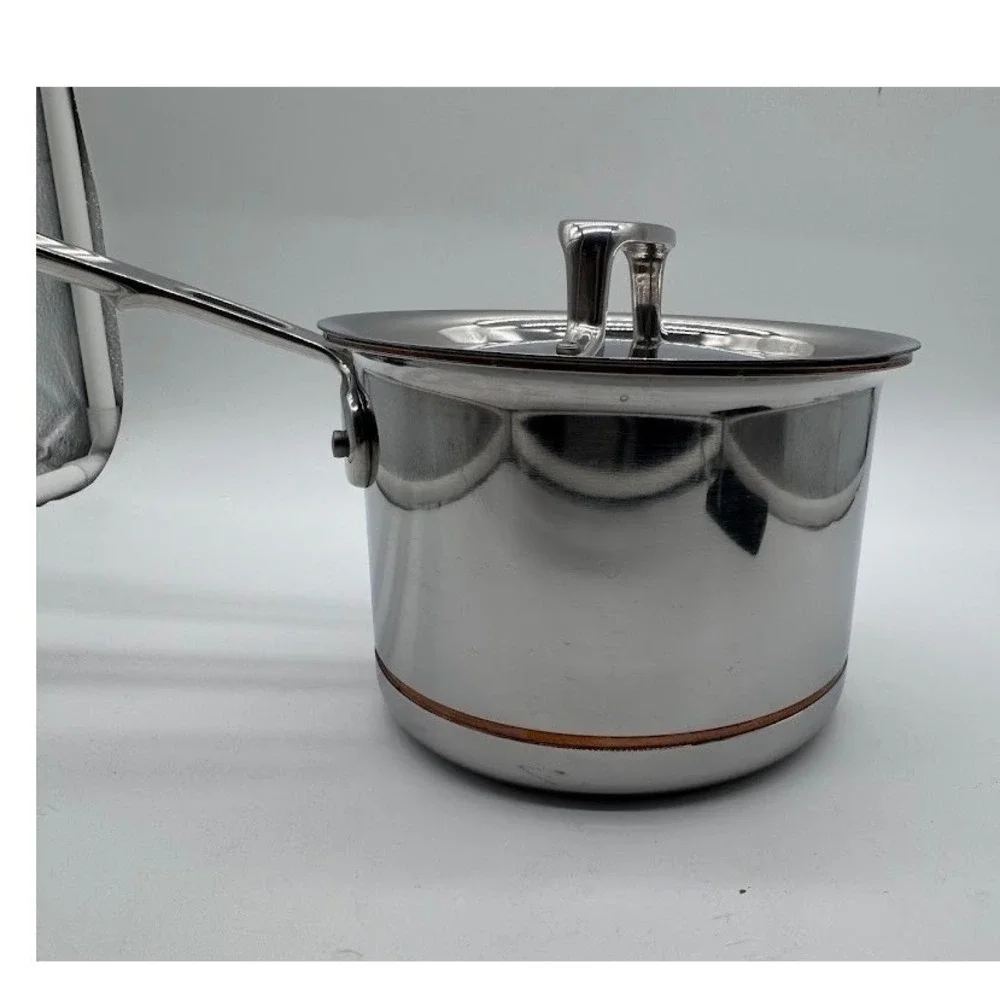 All-Clad‎ Copper Core 2 Qt Saucier Saucepan with Lid 5-Ply Stainless Steel USA